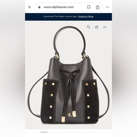 Ralph Lauren Handbags - Ralph Lauren Leather Mini Debby Bag